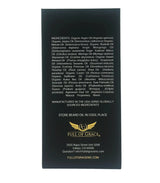 Ingredient list on the back of Oud Throne beard oil box showing all 22 organic and natural oils