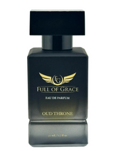 Oud Throne Eau de Parfum bottle, part of the Oud Throne Grooming System